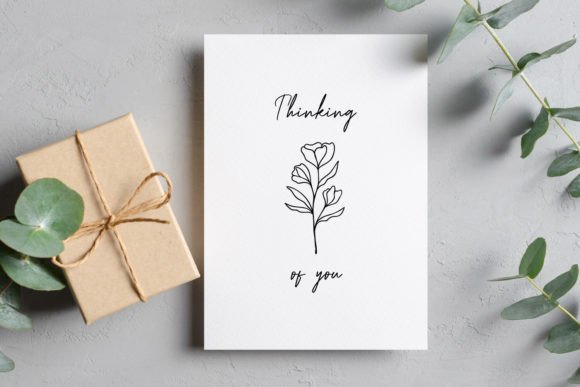 Download Thinking of You Printable Greeting Card - Table Collection