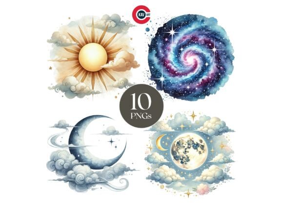Download Magical Galaxy and Fantasy Space Stars - Premium Resources