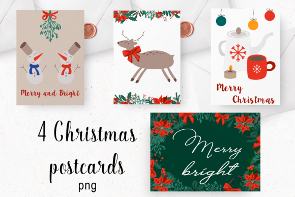 Download Christmas Postcard Printable. - Table Collection